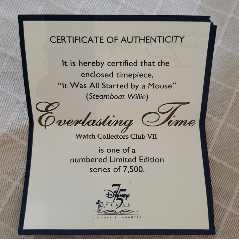 Limited Collector's Item Watch - Willie SteamBoat - Picture 10 of 10